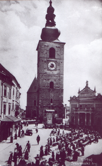po 1945, spomenik partizanu Jožetu Lacku; vir: ZAP