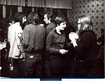 1. srečanje jugoslovanskih gledaliških in filmskih akademij v Ljubljani 1974 (s Srečom Špikom)