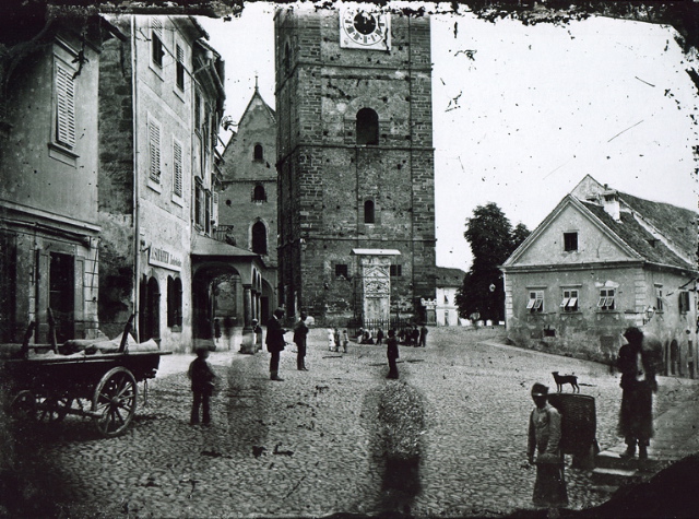 Ena najstarejših fotografij, pred 1896; vir: ZAP